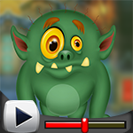 G4K Nasty Green Monster Escape Game Walkthrough